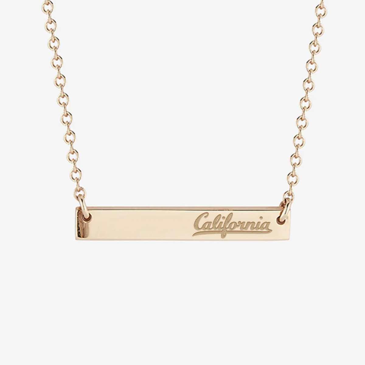 Berkeley California Horizontal Bar Necklace