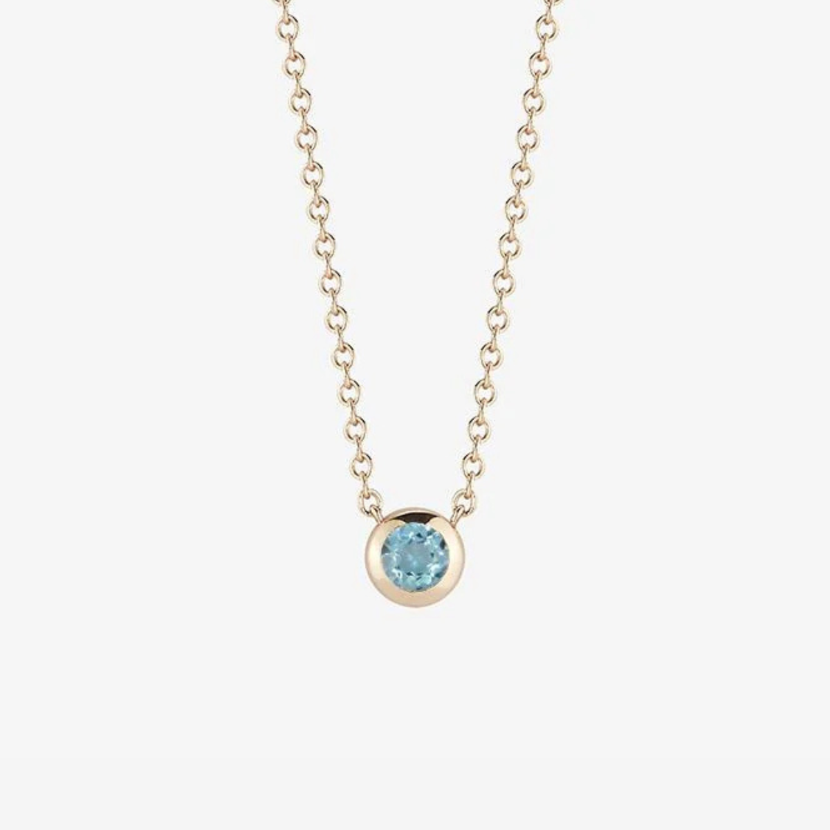 Blue Topaz Necklace