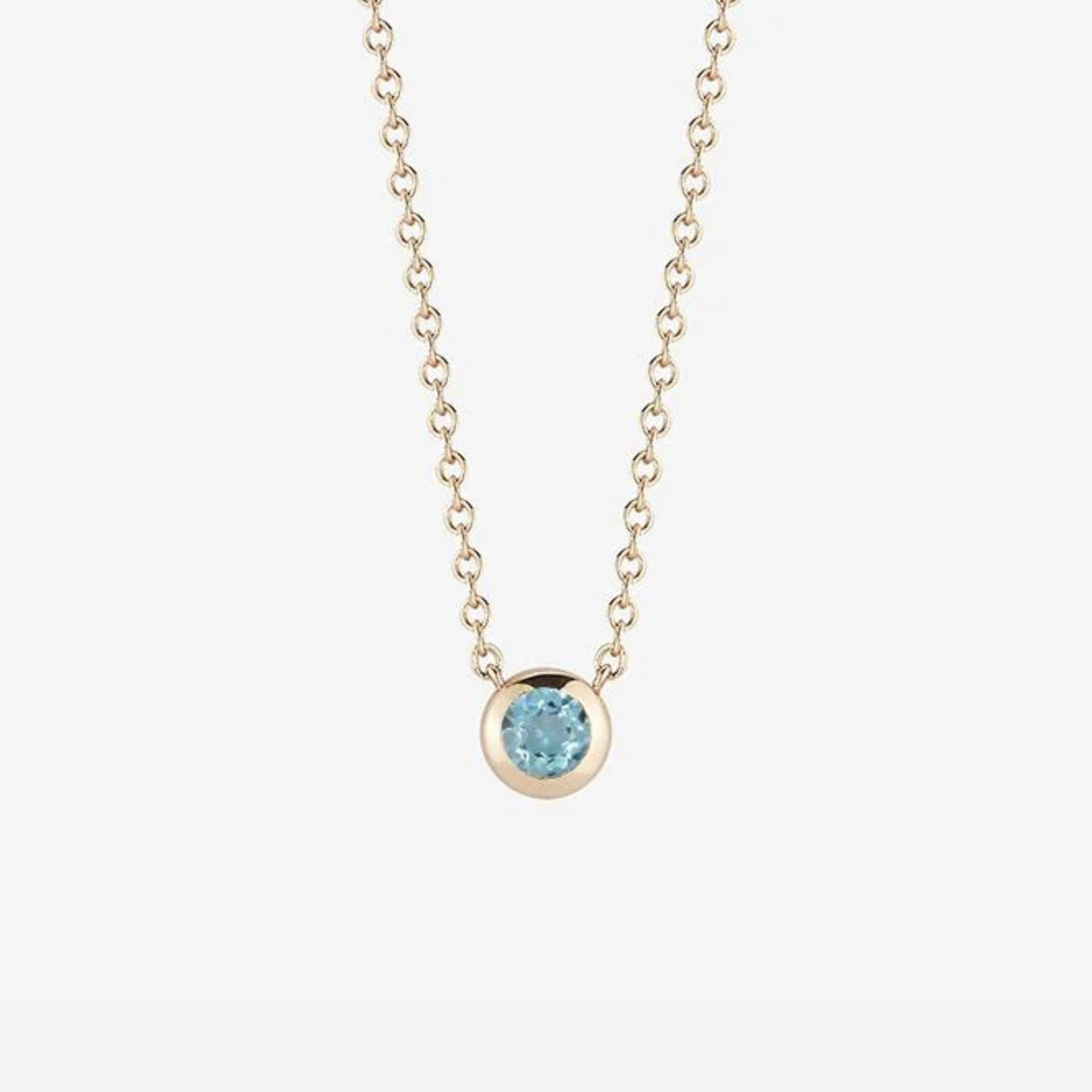 Blue Topaz Necklace