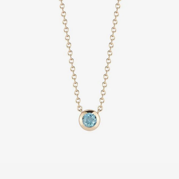 Blue Topaz Necklace