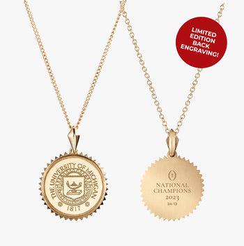 Limited Edition: Michigan National Champions Sunburst Necklace