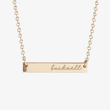 Bucknell Horizontal Bar Necklace