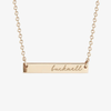 Bucknell Horizontal Bar Necklace