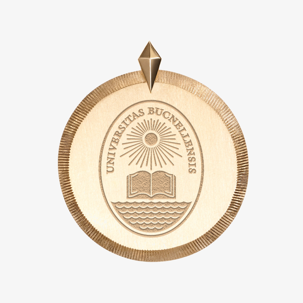 Bucknell Seal Florentine Pendant