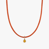 Burnt Orange Silk Cord Citrine Bundle