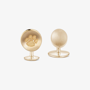 Clemson Paw Organic Cufflinks