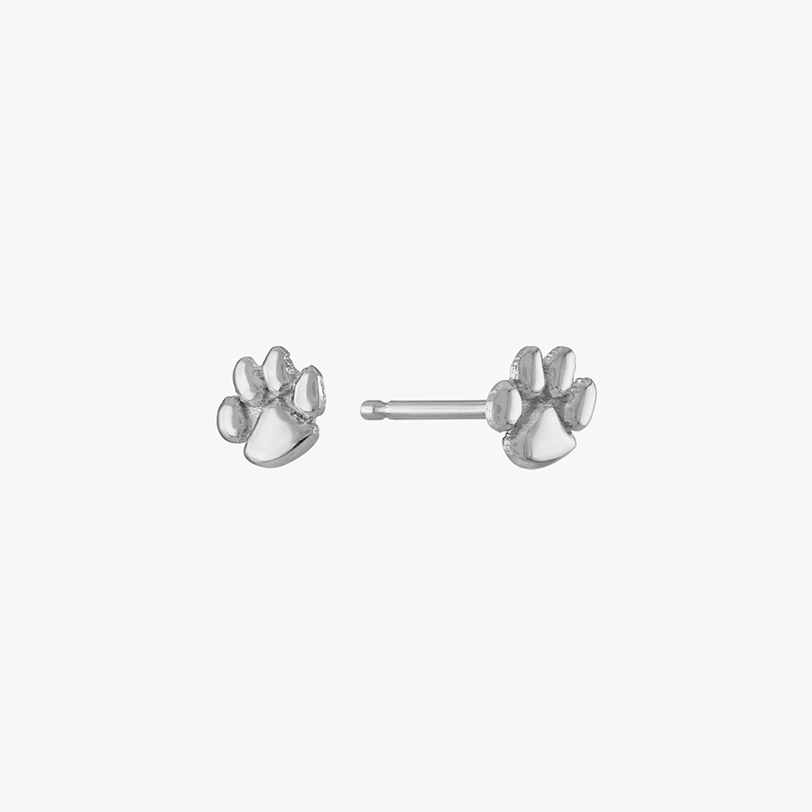Clemson Paw Stud Earrings