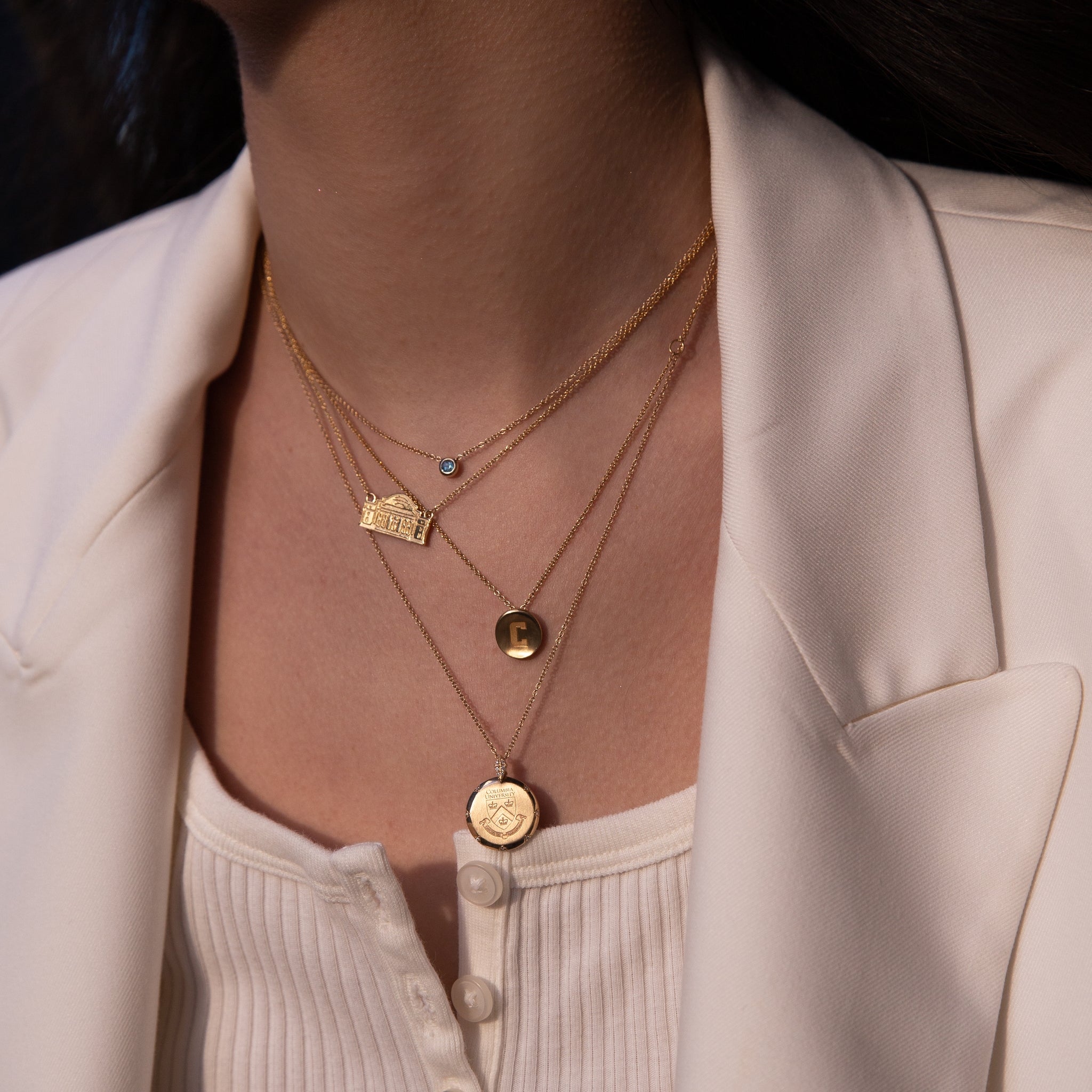 Columbia 7-Point Diamond Pendant