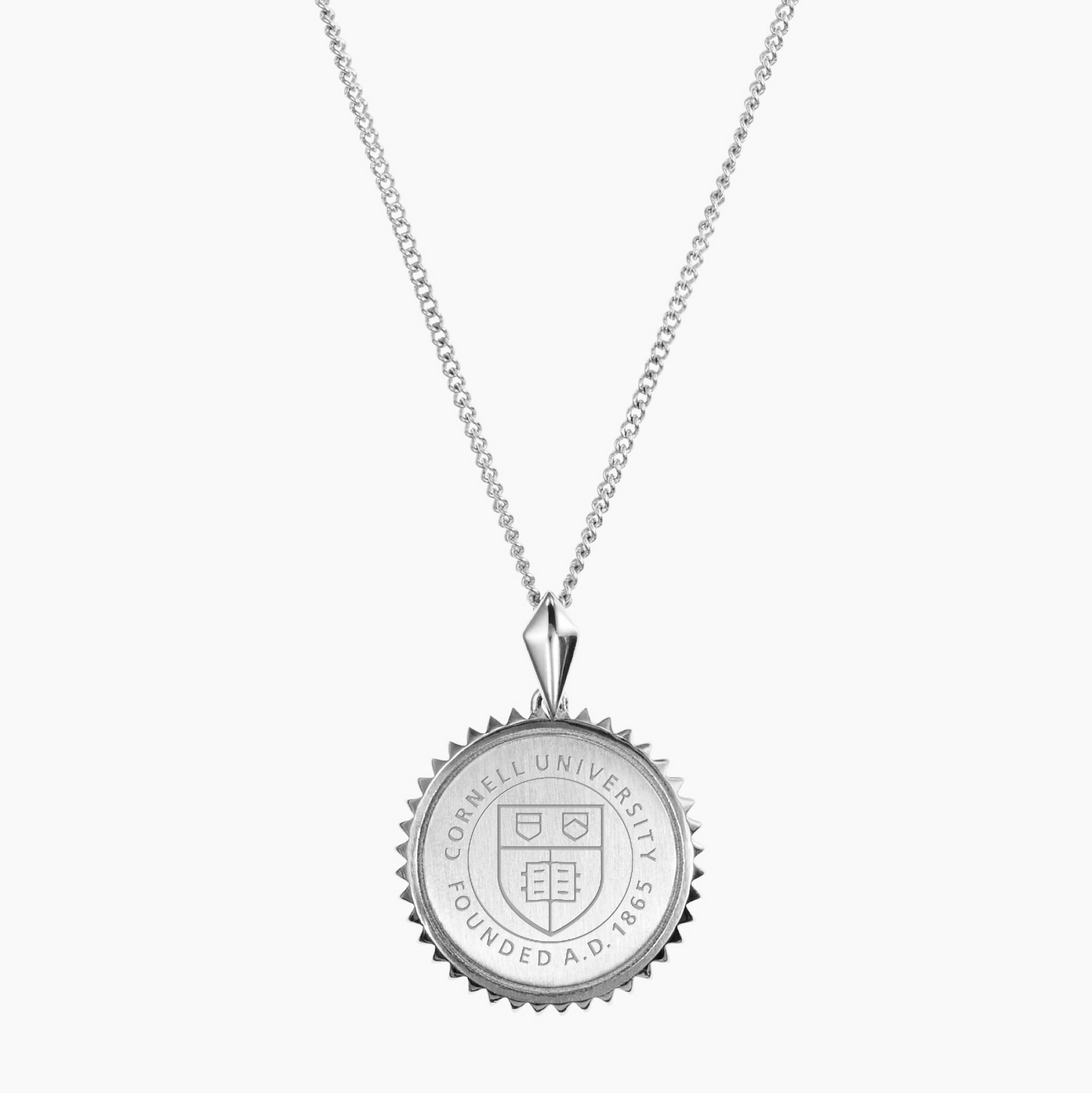 Cornell Sunburst Necklace Sterling Silver