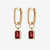 Garnet Mini U Earring Bundle