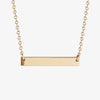 Custom Horizontal Bar Necklace