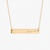 Texas A&M Gig 'Em Horizontal Bar Necklace