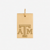 Texas A&M Rectangle Pendant