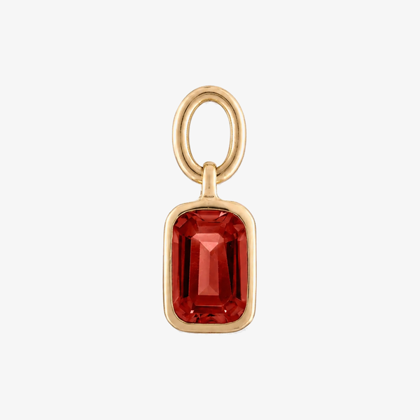 Garnet Earring Charm