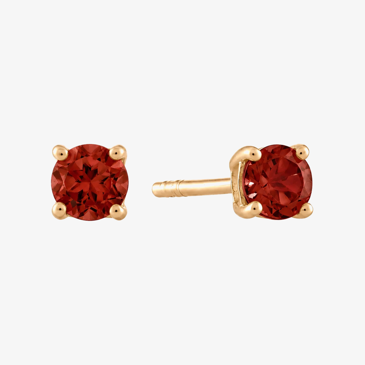 Garnet Stud Earrings