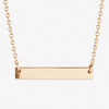 Personalized Horizontal Bar Necklace
