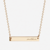 Smith Horizontal Bar Necklace