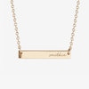 Smith Horizontal Bar Necklace
