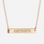 Dartmouth Logo Horizontal Bar Necklace
