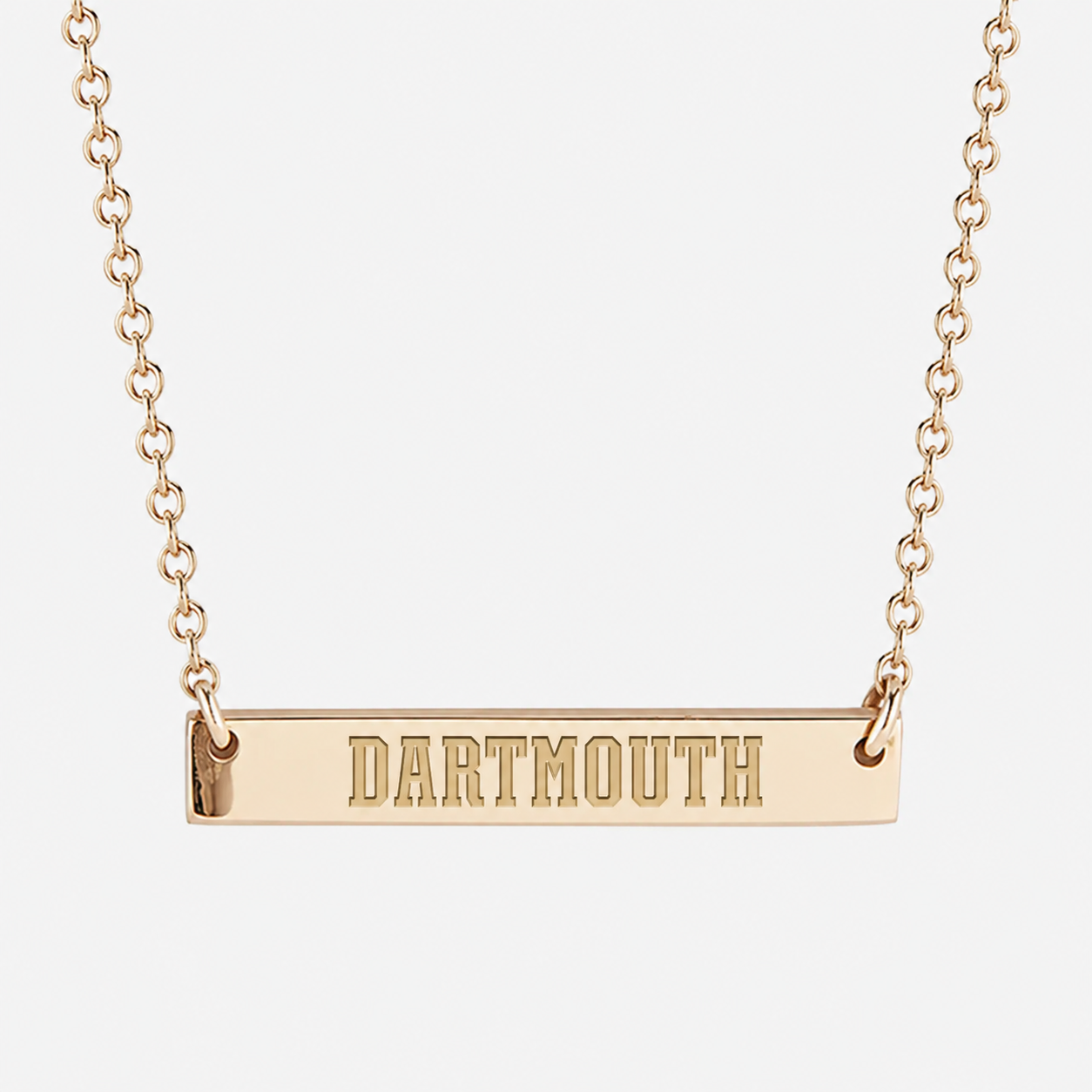 Dartmouth Logo Horizontal Bar Necklace