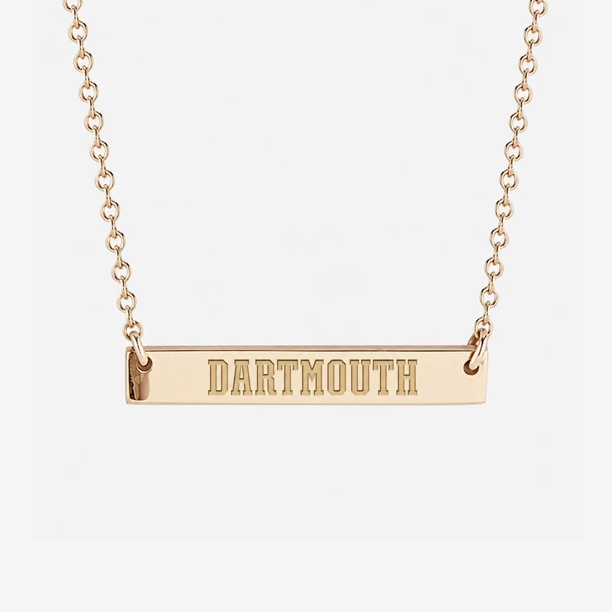 Dartmouth Logo Horizontal Bar Necklace
