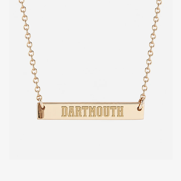 Dartmouth Logo Horizontal Bar Necklace