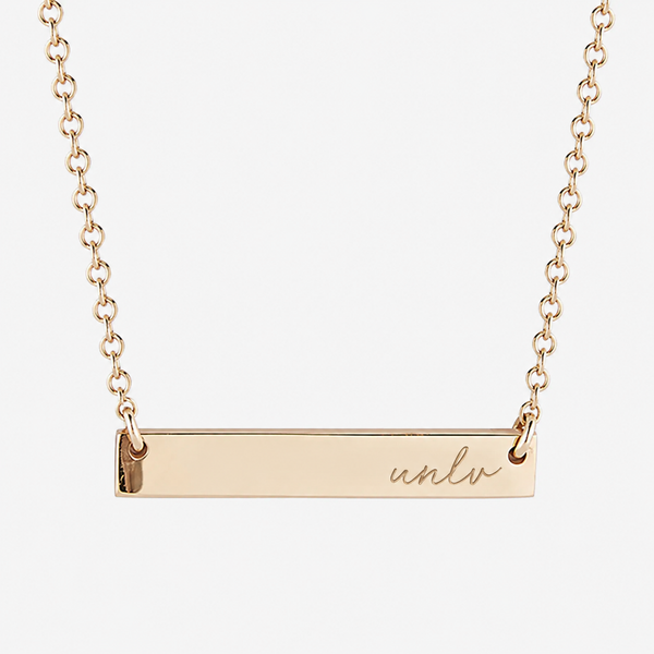 Nevada UNLV Horizontal Bar Necklace