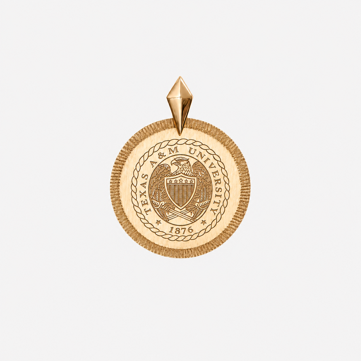 Texas A&M Crest Florentine Pendant