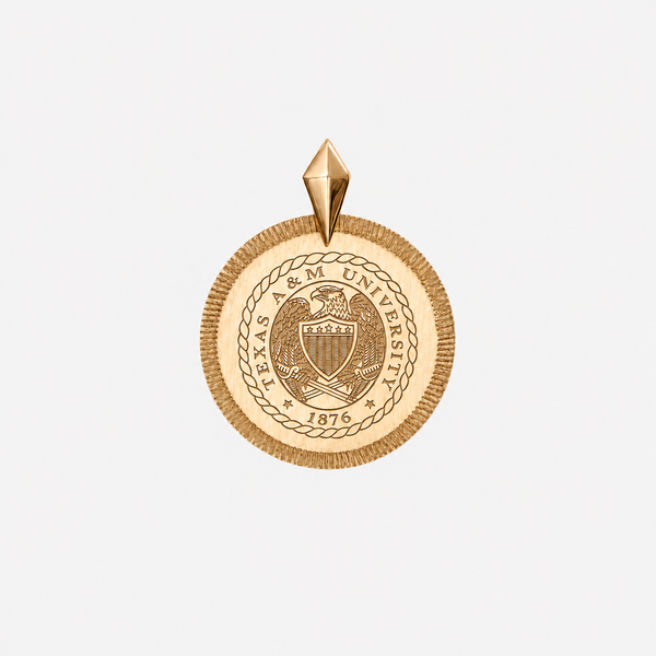 Texas A&M Florentine Crest Pendant