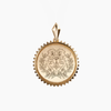 Chi Omega Sunburst Crest Pendant