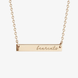 Cincinnati Bearcats Horizontal Bar Necklace