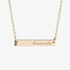 Cincinnati Bearcats Horizontal Bar Necklace