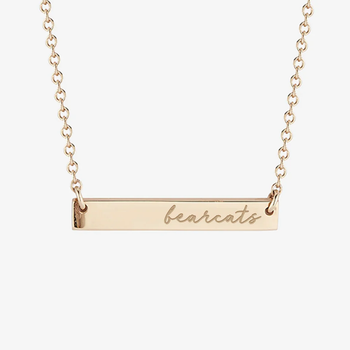 Cincinnati Bearcats Horizontal Bar Necklace