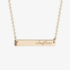 Claflin Horizontal Bar Necklace