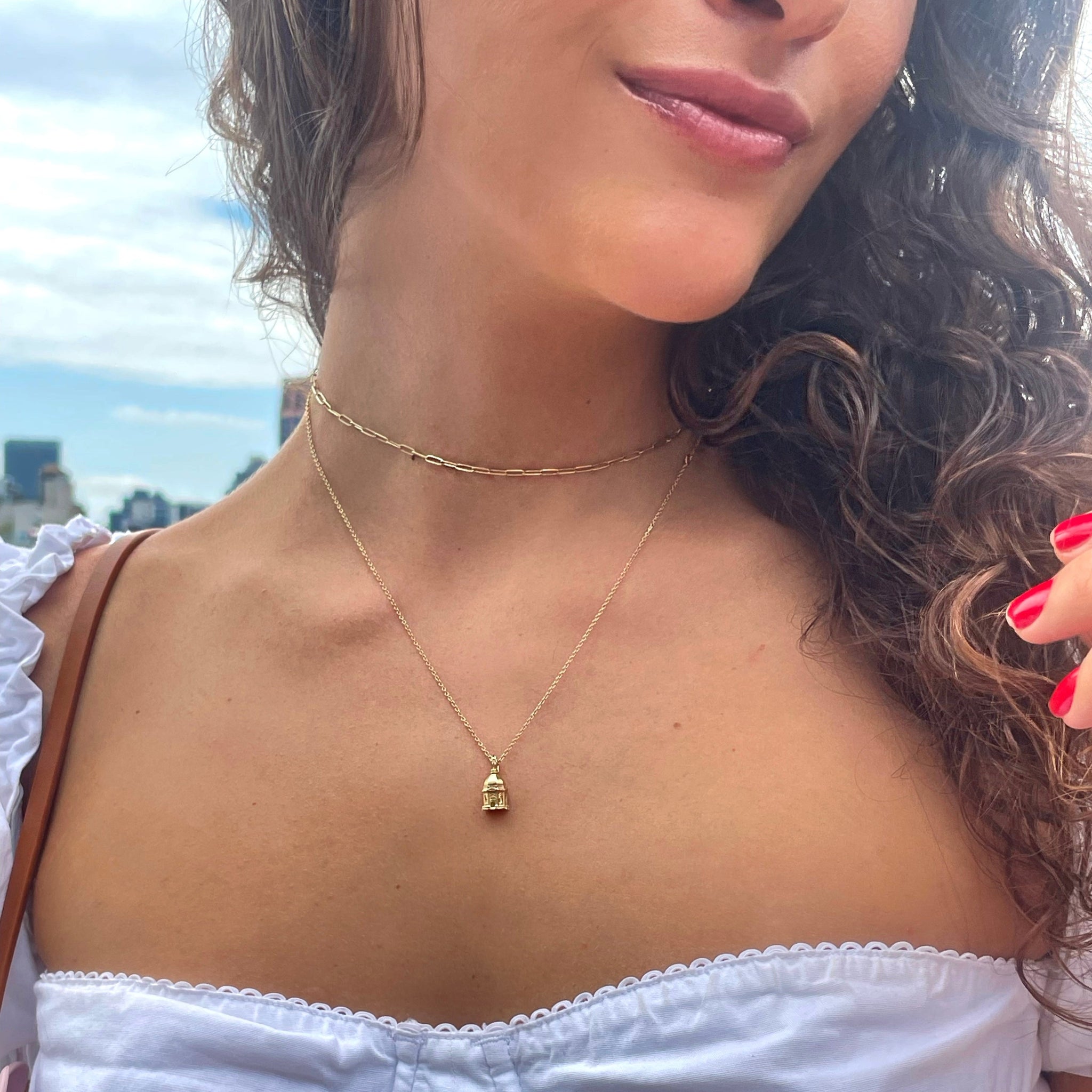 Notre Dame Golden Dome Pendant
