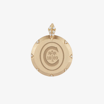 Clemson 7-Point Diamond Pendant