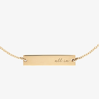 Clemson All In Bracelet
