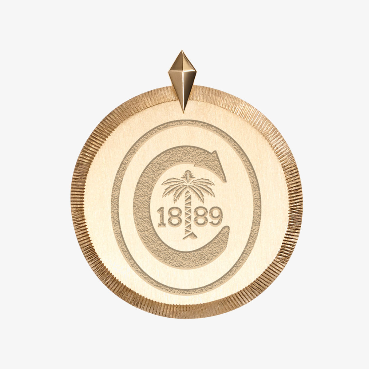 Clemson Florentine Pendant