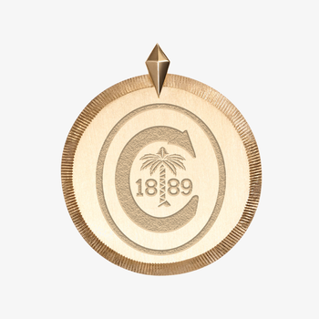 Clemson Florentine Pendant