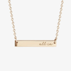 Clemson All In Horizontal Bar Necklace