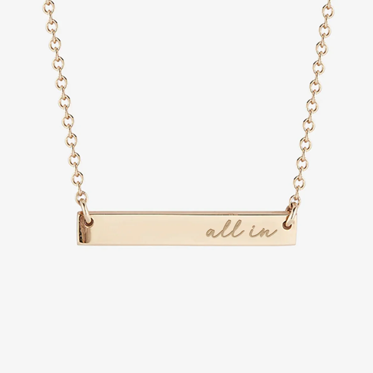 Clemson All In Horizontal Bar Necklace