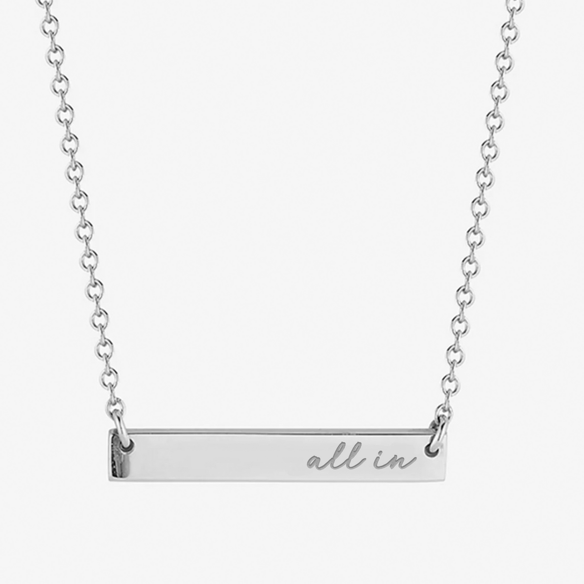 Clemson All In Horizontal Bar Necklace