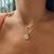 Clemson Sunburst Necklace