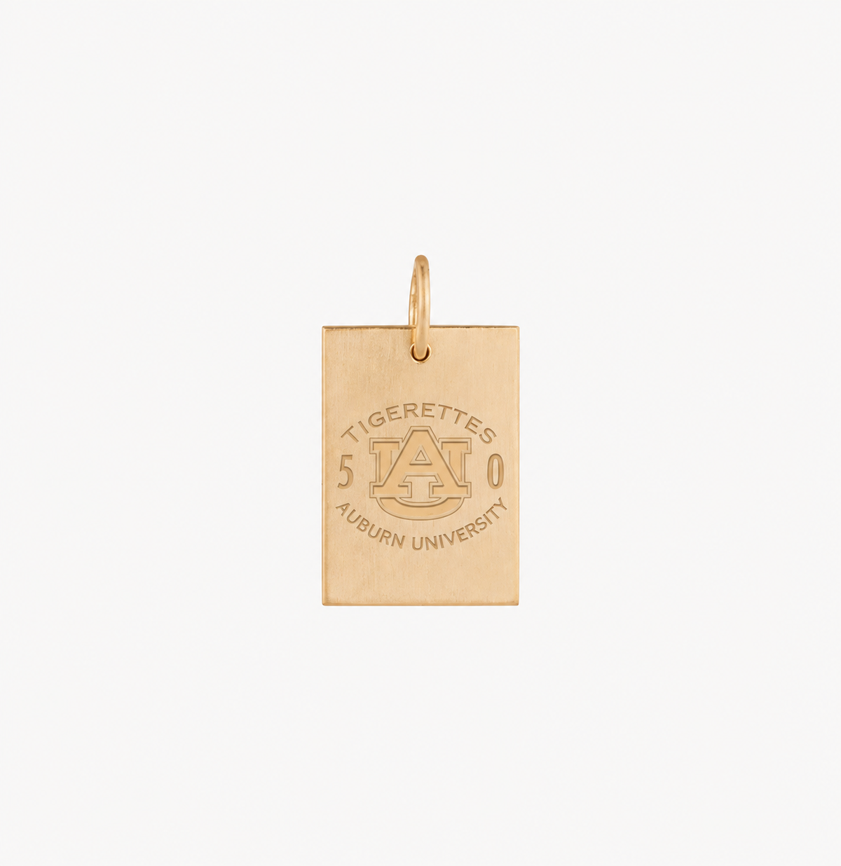 Tigerettes 50th Rectangle Pendant