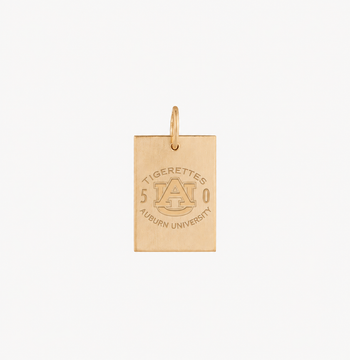 Tigerettes 50th Rectangle Pendant