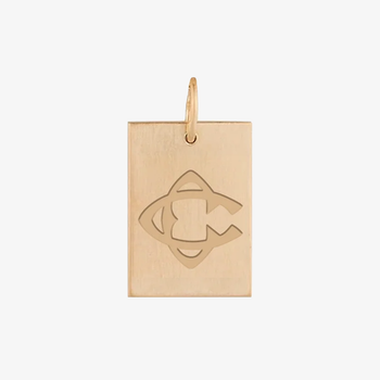 College of Charleston Rectangle Pendant