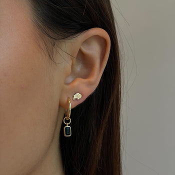 Colorado Classic Earring Bundle shown on figure in gold