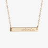 Columbia Horizontal Bar Necklace