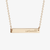 Cornell Horizontal Bar Necklace