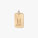 Custom Diamond Ingot Pendant